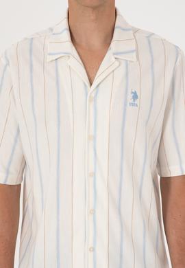 Erkek Beyaz Örme Gömlek - 50306877007