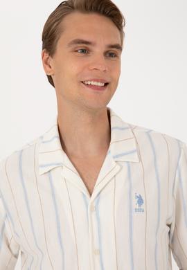 Erkek Beyaz Örme Gömlek - 50306877007