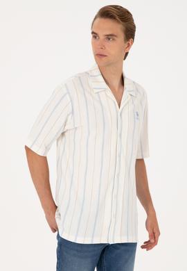 Erkek Beyaz Örme Gömlek - 50306877007