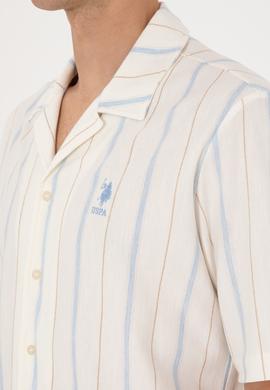 Erkek Beyaz Örme Gömlek - 50306877007