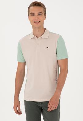 Erkek Regular Fit Su Yeşili Polo Yaka Tişört - 50306790026