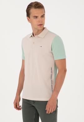 Erkek Regular Fit Su Yeşili Polo Yaka Tişört - 50306790026