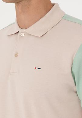 Erkek Regular Fit Su Yeşili Polo Yaka Tişört - 50306790026