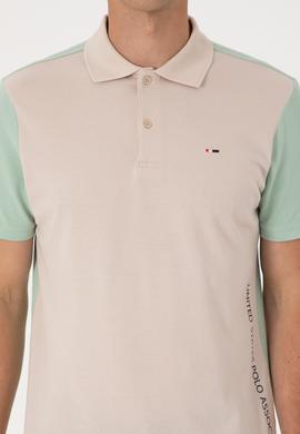 Erkek Regular Fit Su Yeşili Polo Yaka Tişört - 50306790026