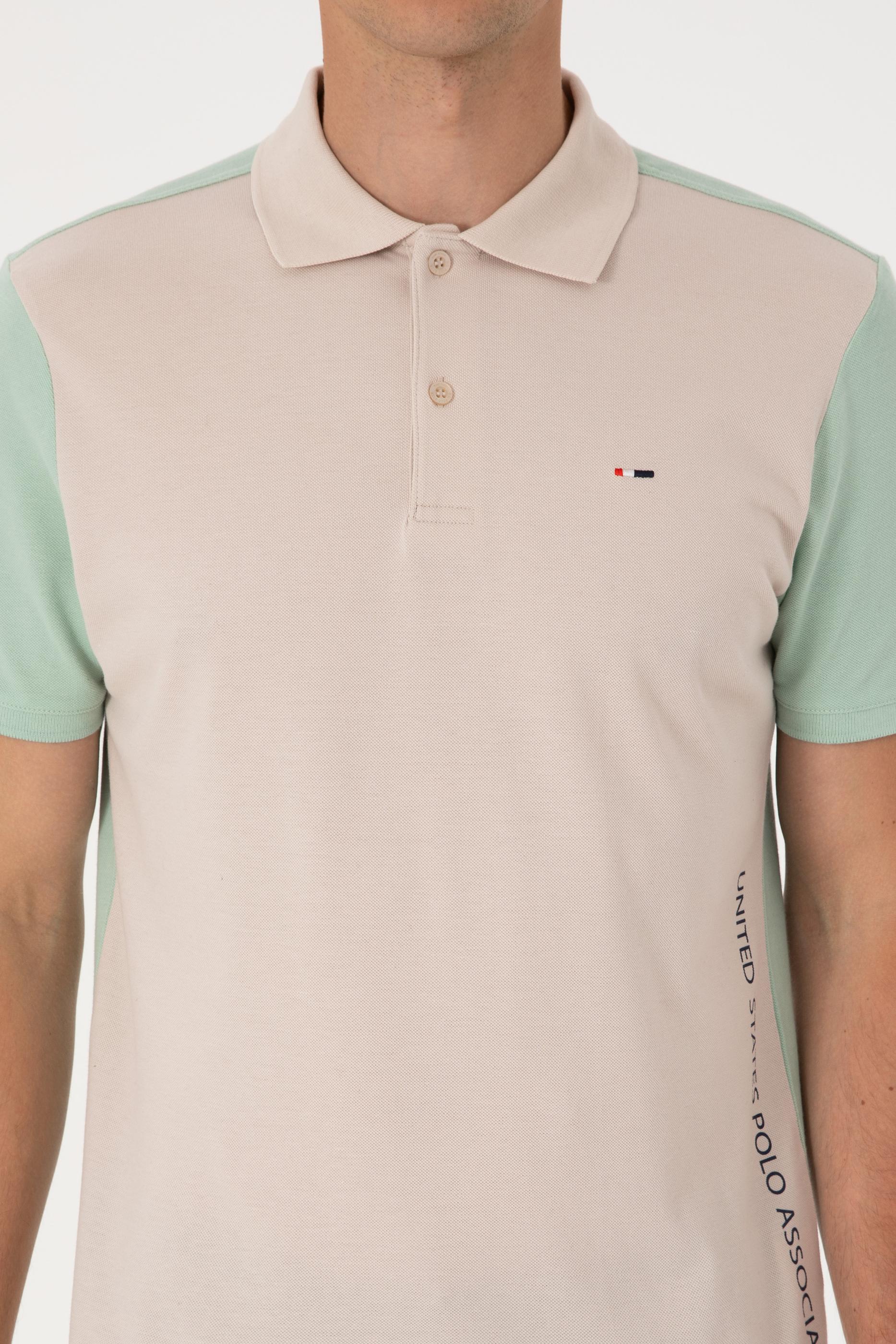 Erkek Regular Fit Su Yeşili Polo Yaka Tişört