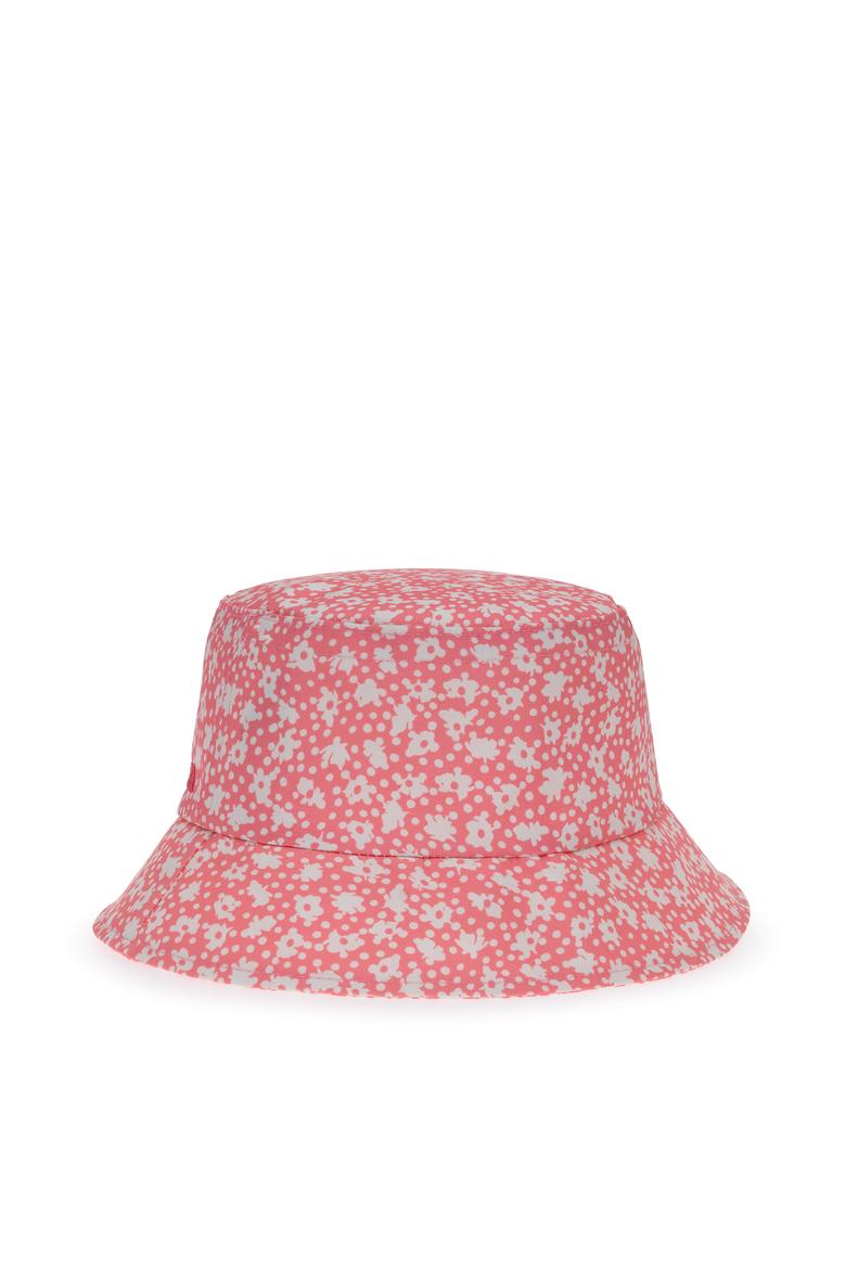 Kız Çocuk Pembe Desenli Bucket Şapka - 50312277002