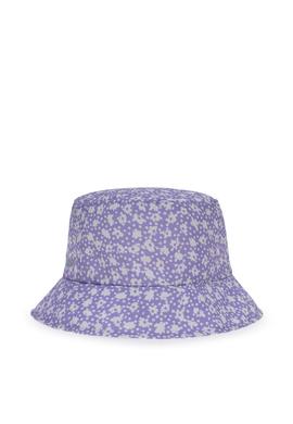 Kız Çocuk Lila Desenli Bucket Şapka - 50312277003