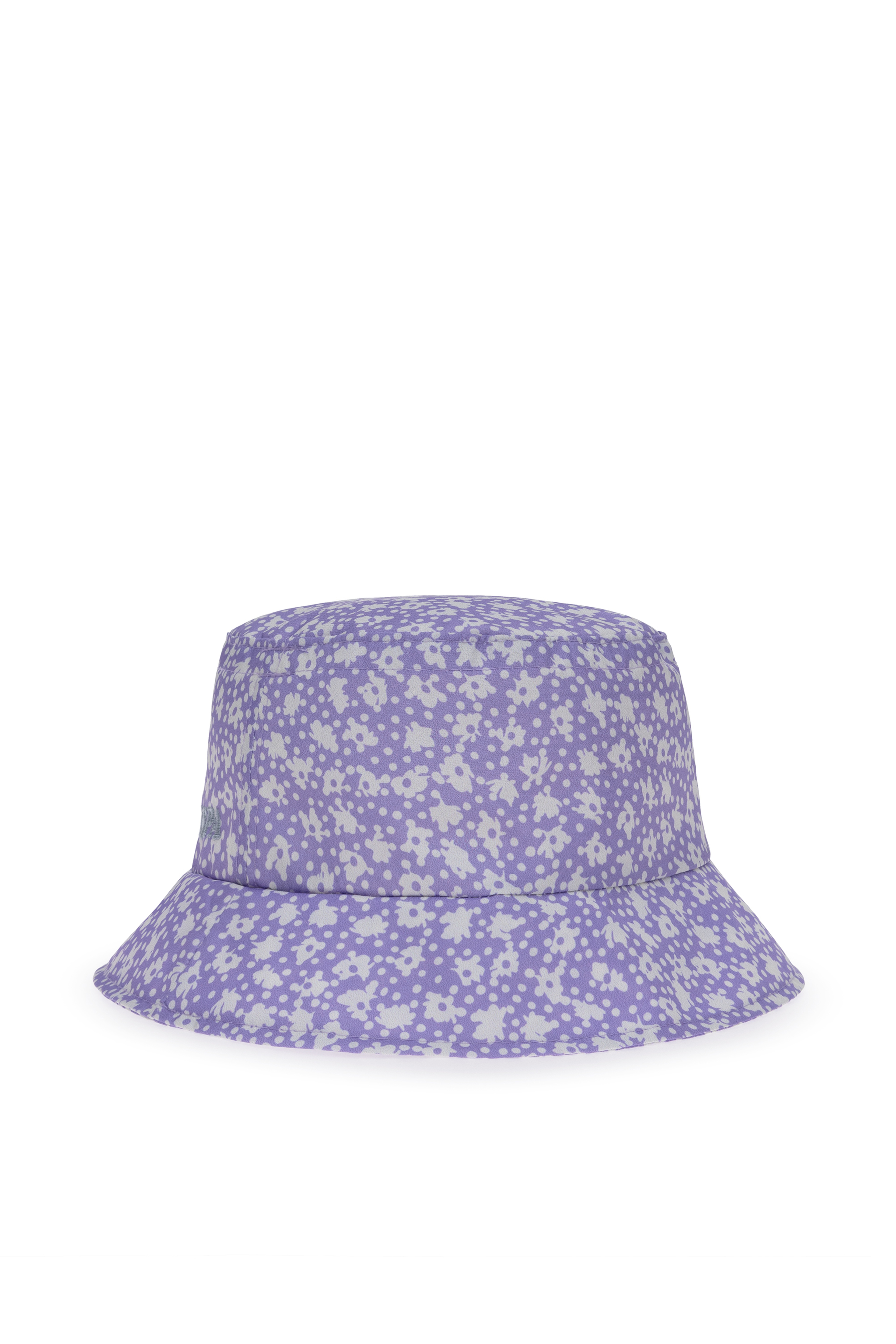 Kız Çocuk Lila Desenli Bucket Şapka - Image 3