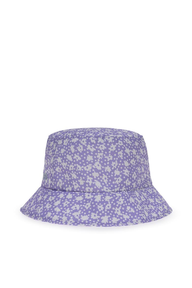 Kız Çocuk Lila Desenli Bucket Şapka - 50312277003