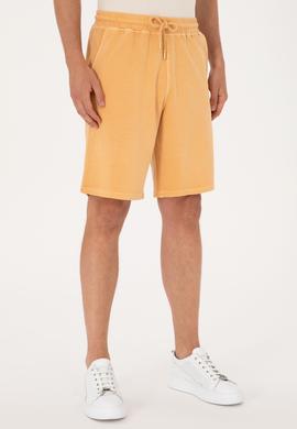 Erkek Turuncu Örme Şort - 50298037001