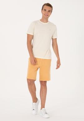 Erkek Turuncu Örme Şort - 50298037001