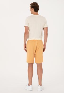 Erkek Turuncu Örme Şort - 50298037001