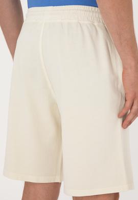 Erkek Krem Örme Şort - 50298037021