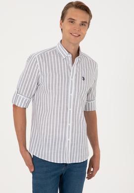 Erkek Lacivert Uzun Kollu Gömlek - 50306339033