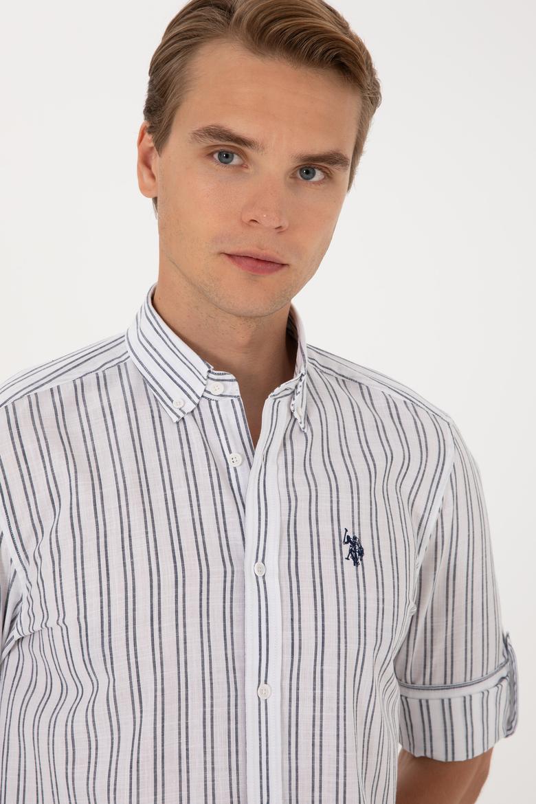 Erkek Lacivert Uzun Kollu Gömlek - 50306339033