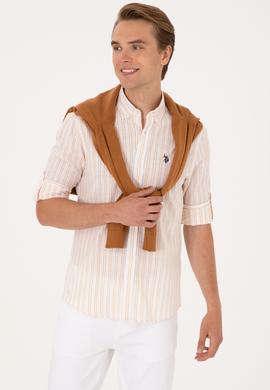 Erkek Sarı Uzun Kollu Gömlek - 50306339026