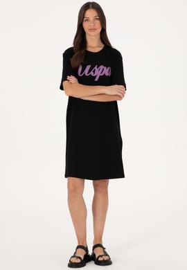 Kadın Siyah Örme Elbise - 50307835018