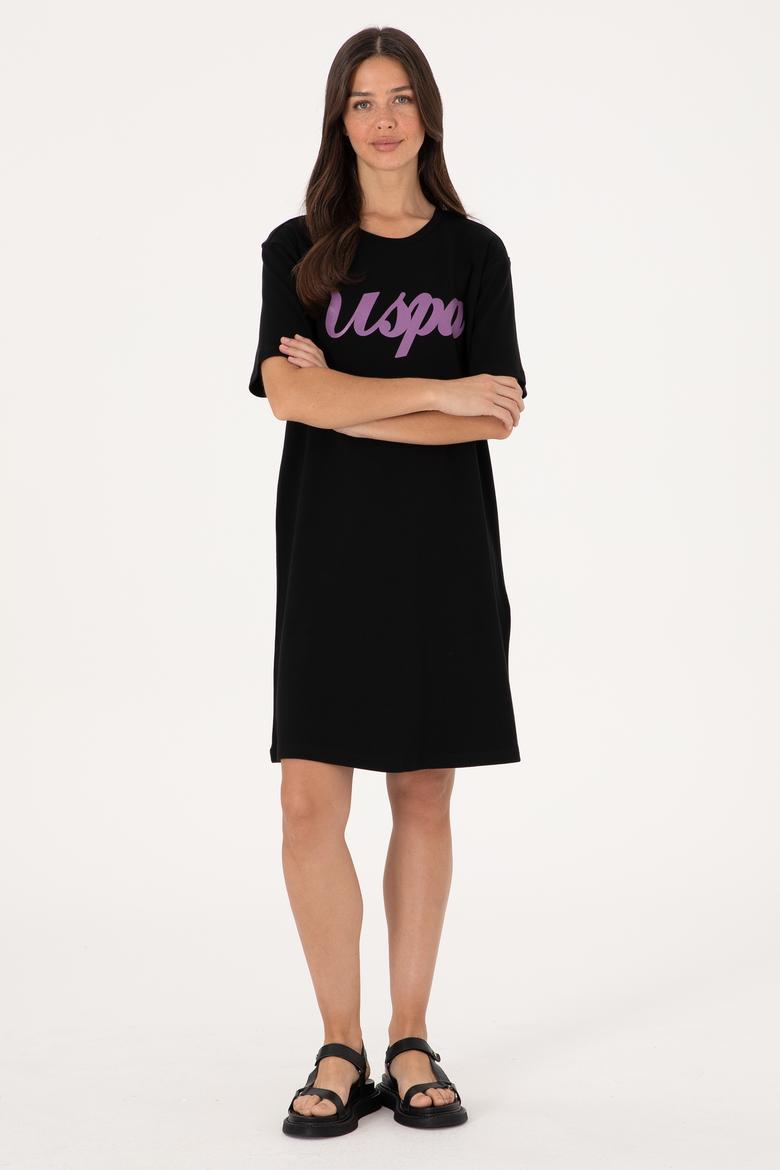 Kadın Siyah Örme Elbise - 50307835018