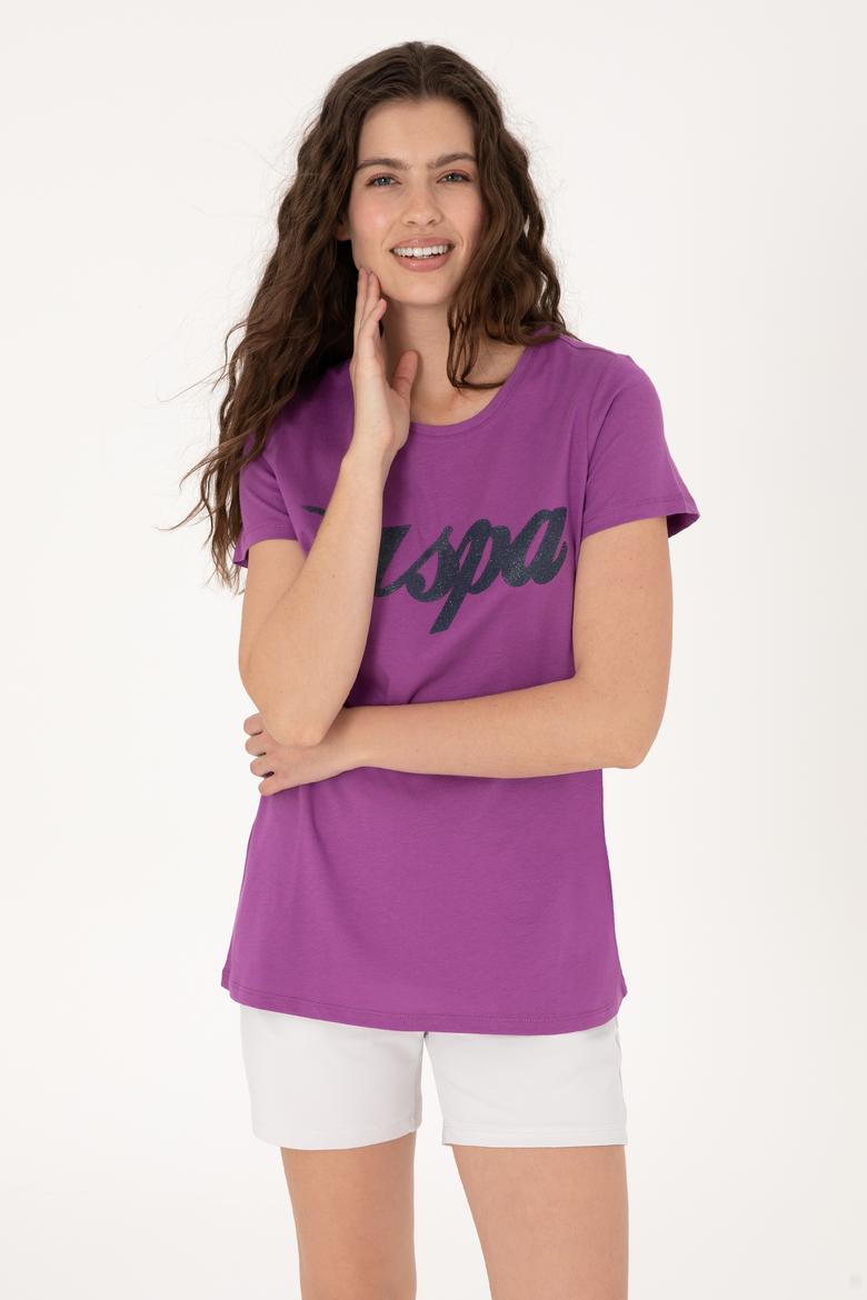 Kadın Menekşe Tişört - 50307933036