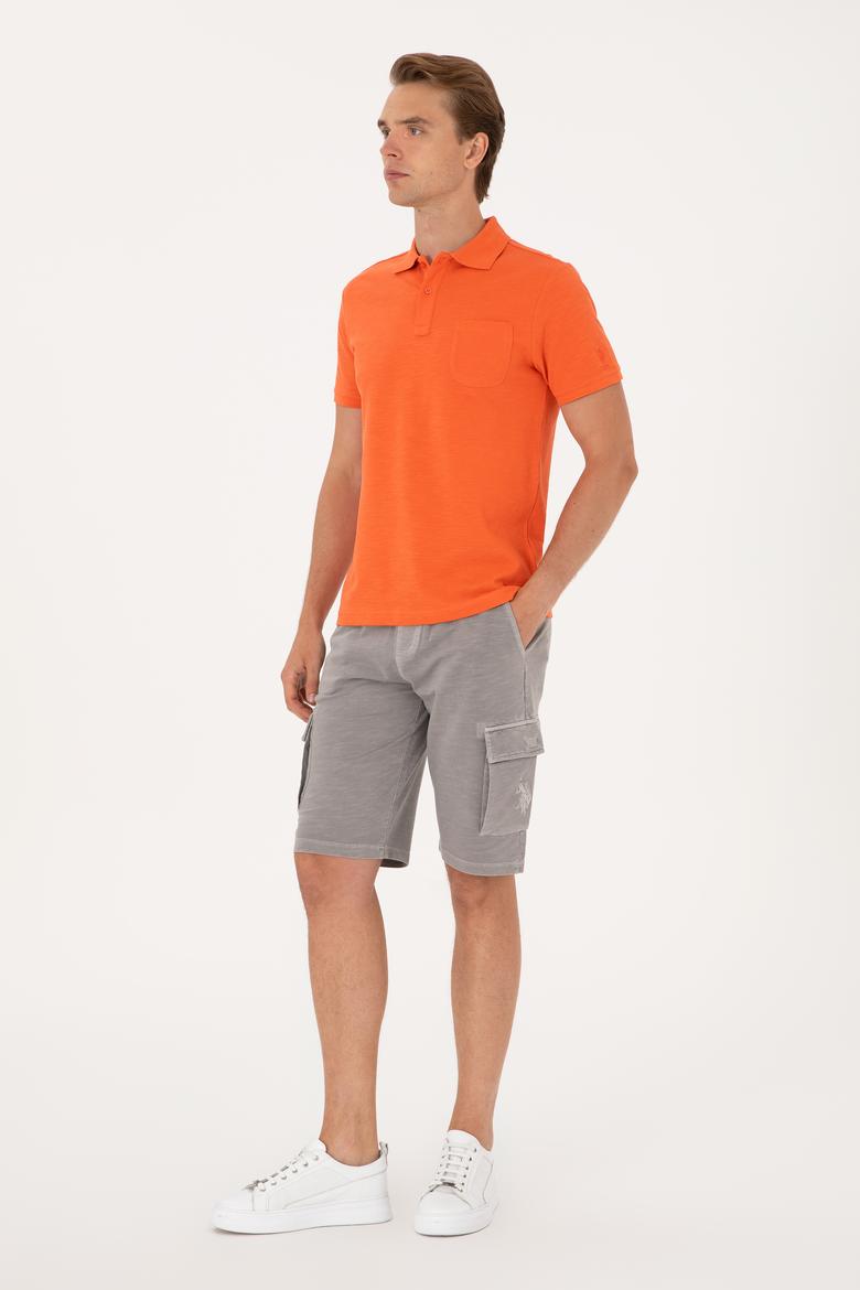 Erkek Koyu Gri Örme Şort - 50285309021