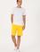 Erkek Sarı Örme Şort