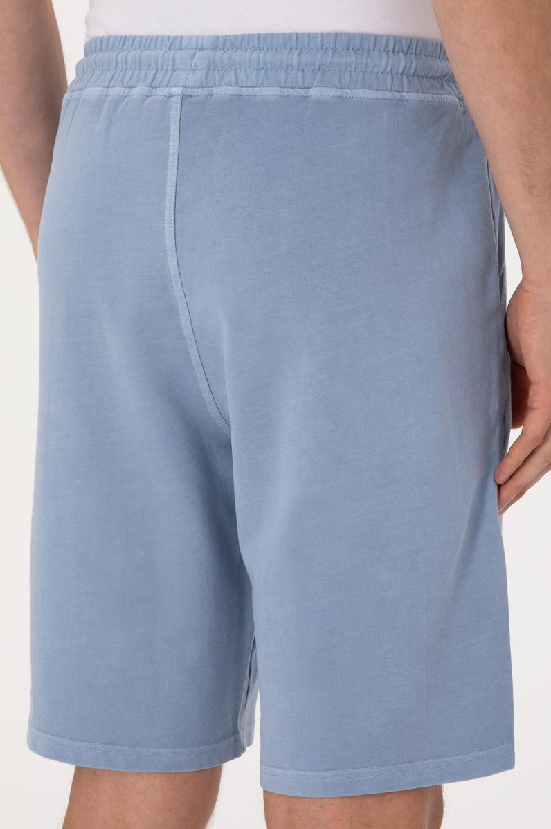 Erkek Mavi Örme Şort