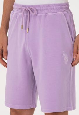 Erkek Lila Örme Şort - 50298037048