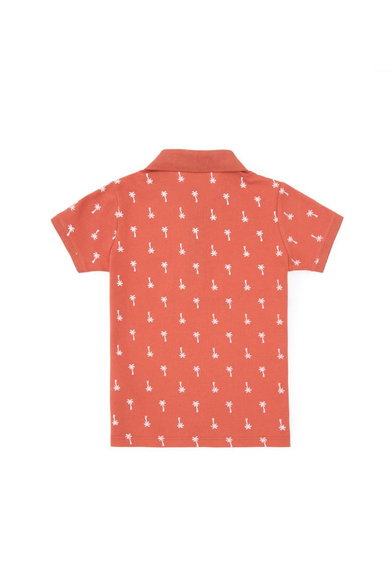 Erkek Çocuk Polo Yaka Pudra Tişört - 50311949024