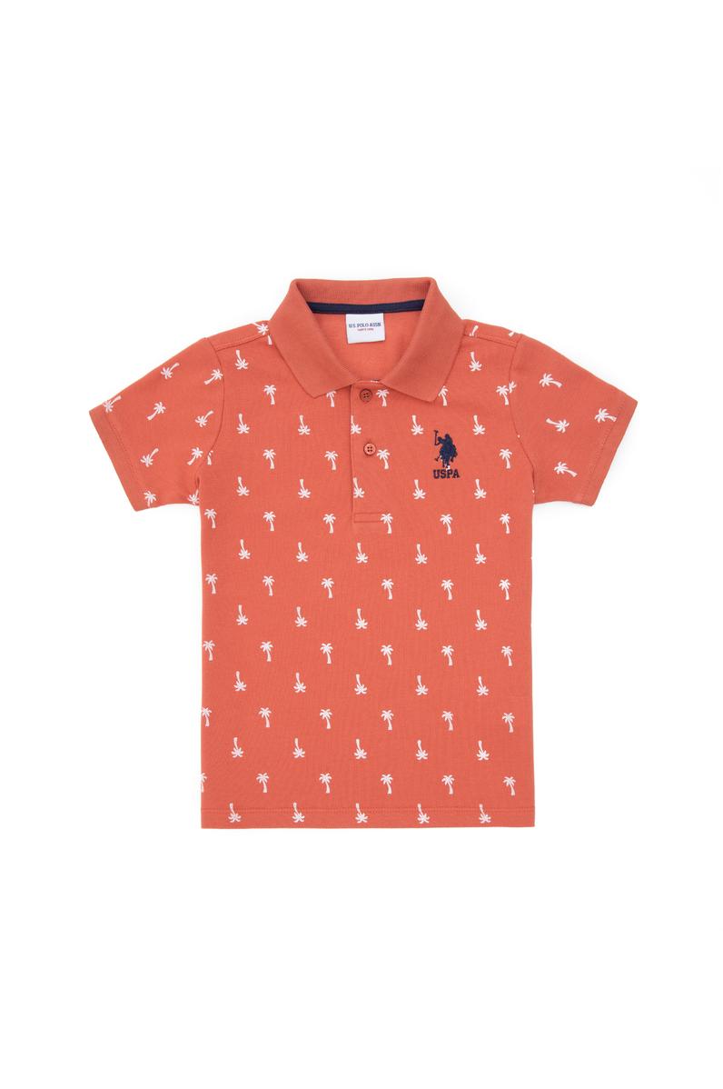 Erkek Çocuk Polo Yaka Pudra Tişört