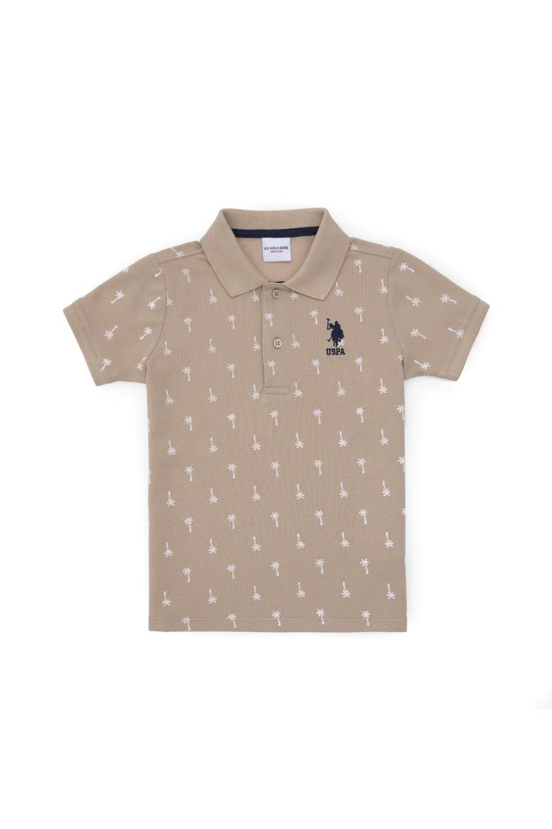 Erkek Çocuk Polo Yaka Açık Haki Tişört - 50311949002