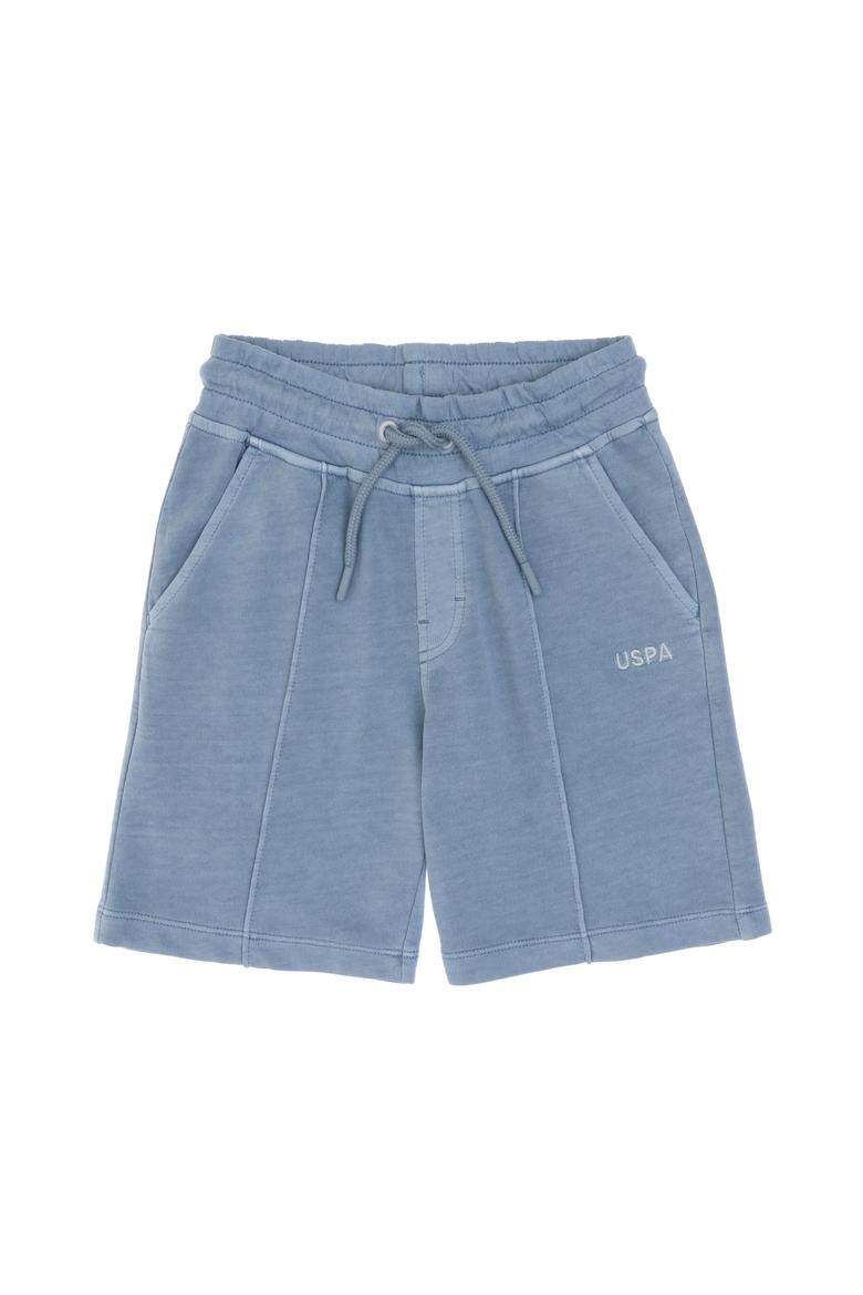 Erkek Çocuk Mavi Örme Şort - 50307277012