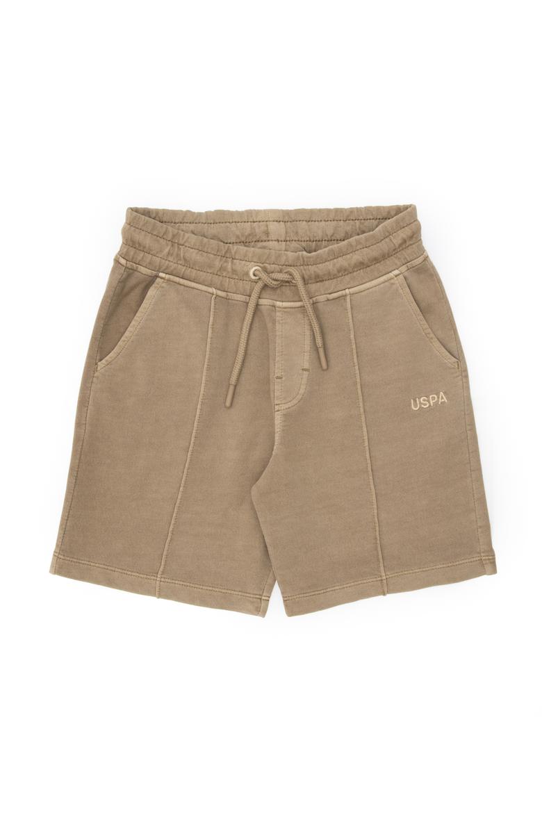 Erkek Çocuk Haki Örme Şort