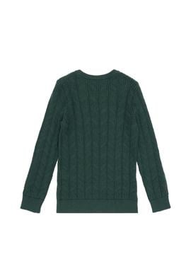 Erkek Çocuk Koyu Yeşil Basic Kazak - 50315638018