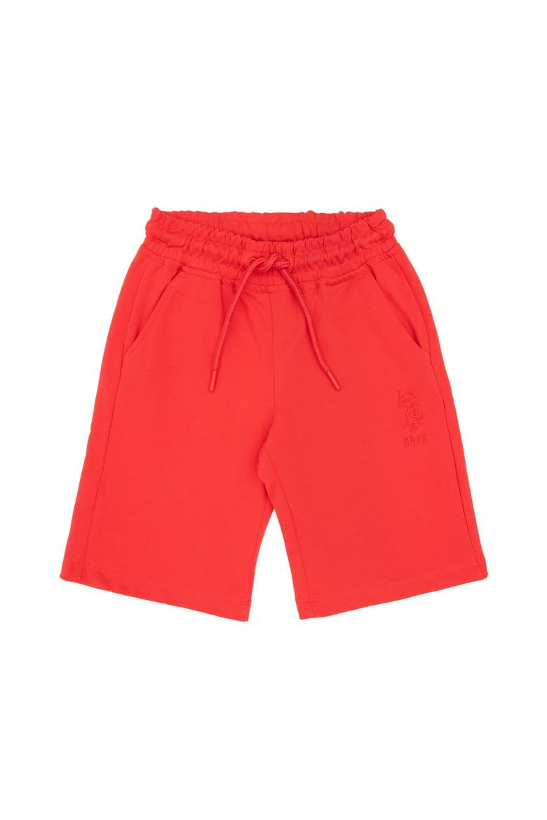 Erkek Çocuk Kırmızı Örme Şort