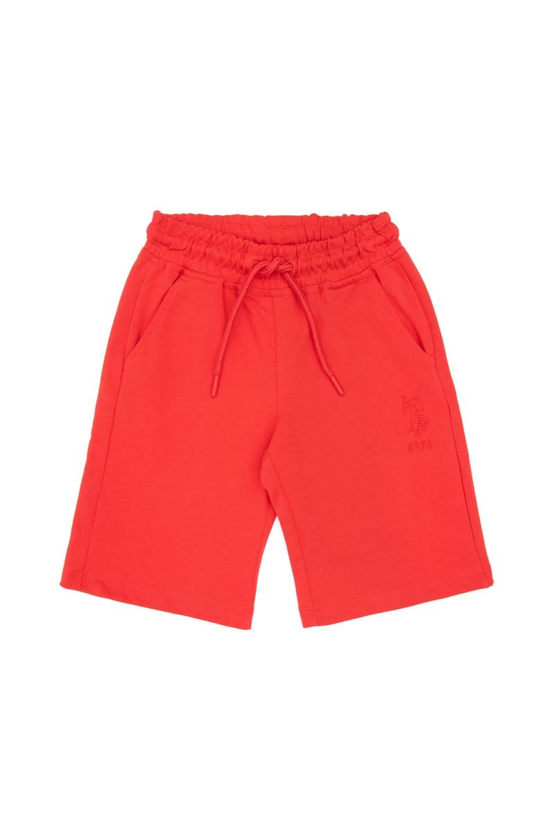 Erkek Çocuk Kırmızı Örme Şort