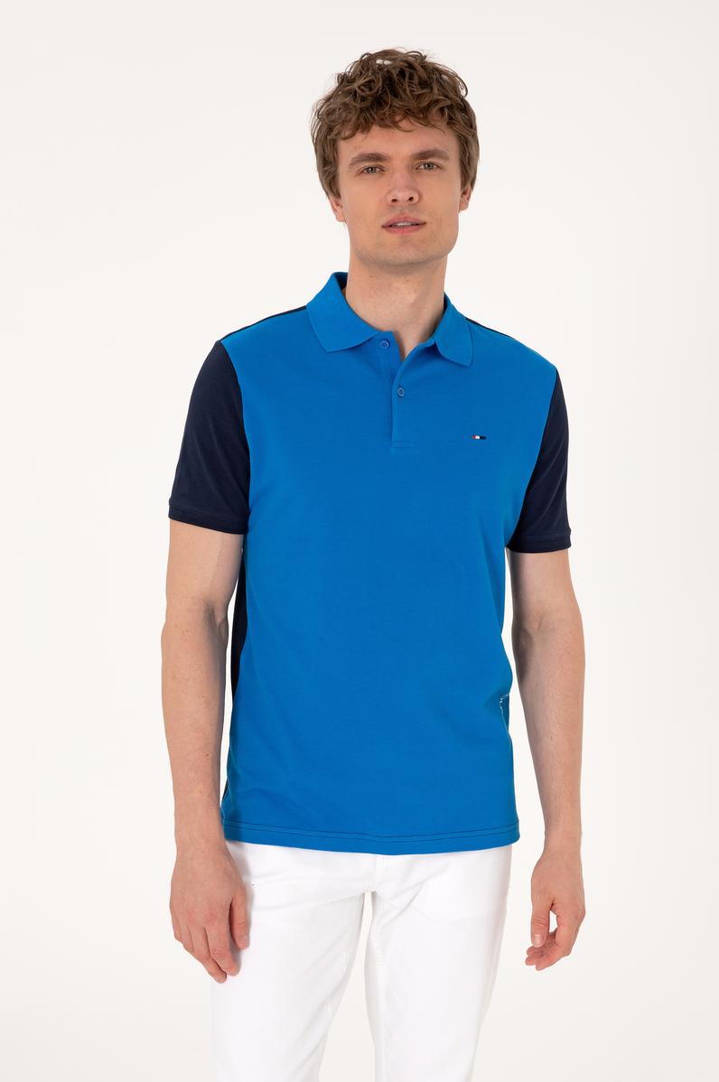 Erkek Regular Fit Lacivert Polo Yaka Tişört