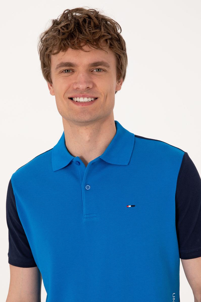 Erkek Regular Fit Lacivert Polo Yaka Tişört