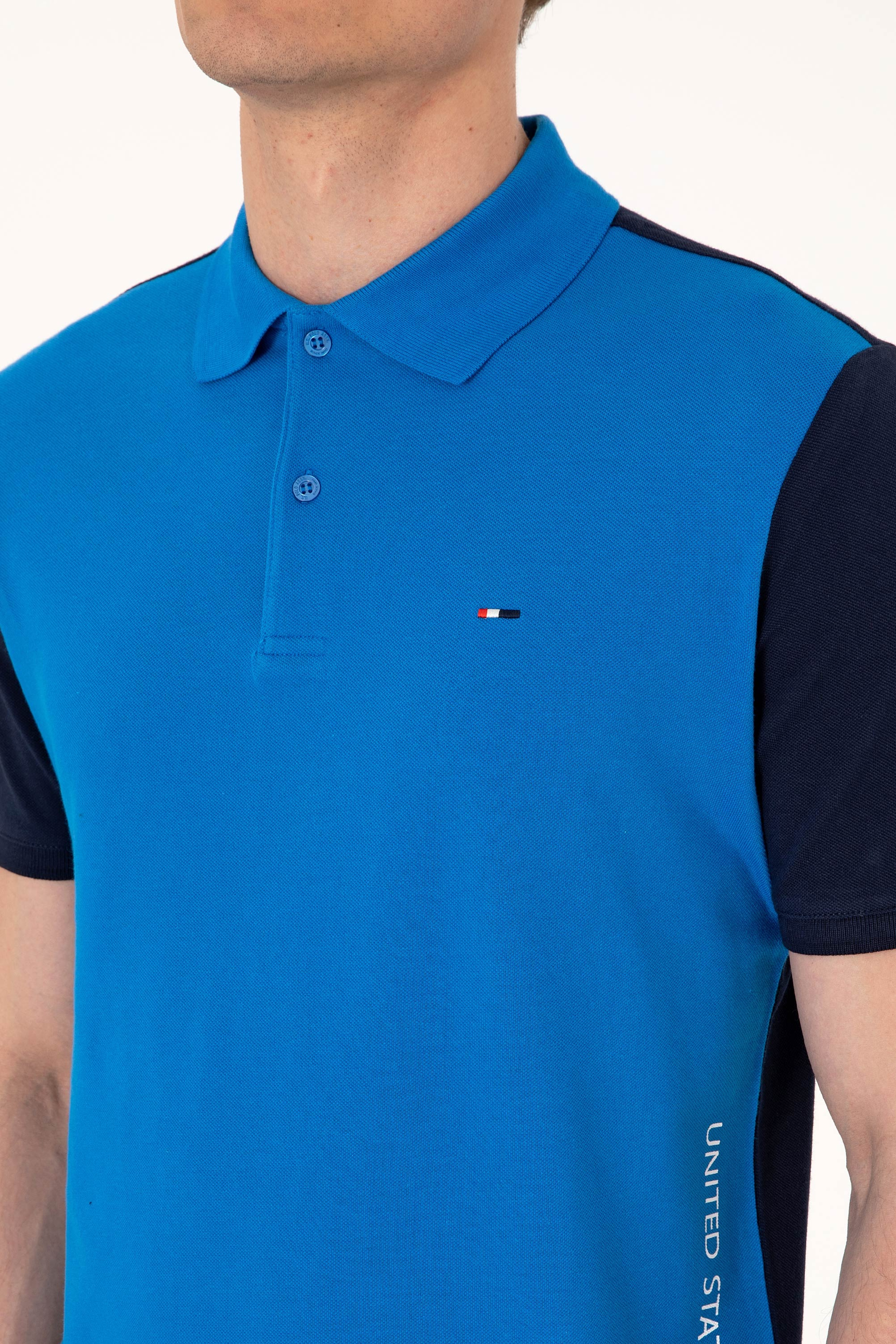Erkek Regular Fit Lacivert Polo Yaka Tişört - Image 7
