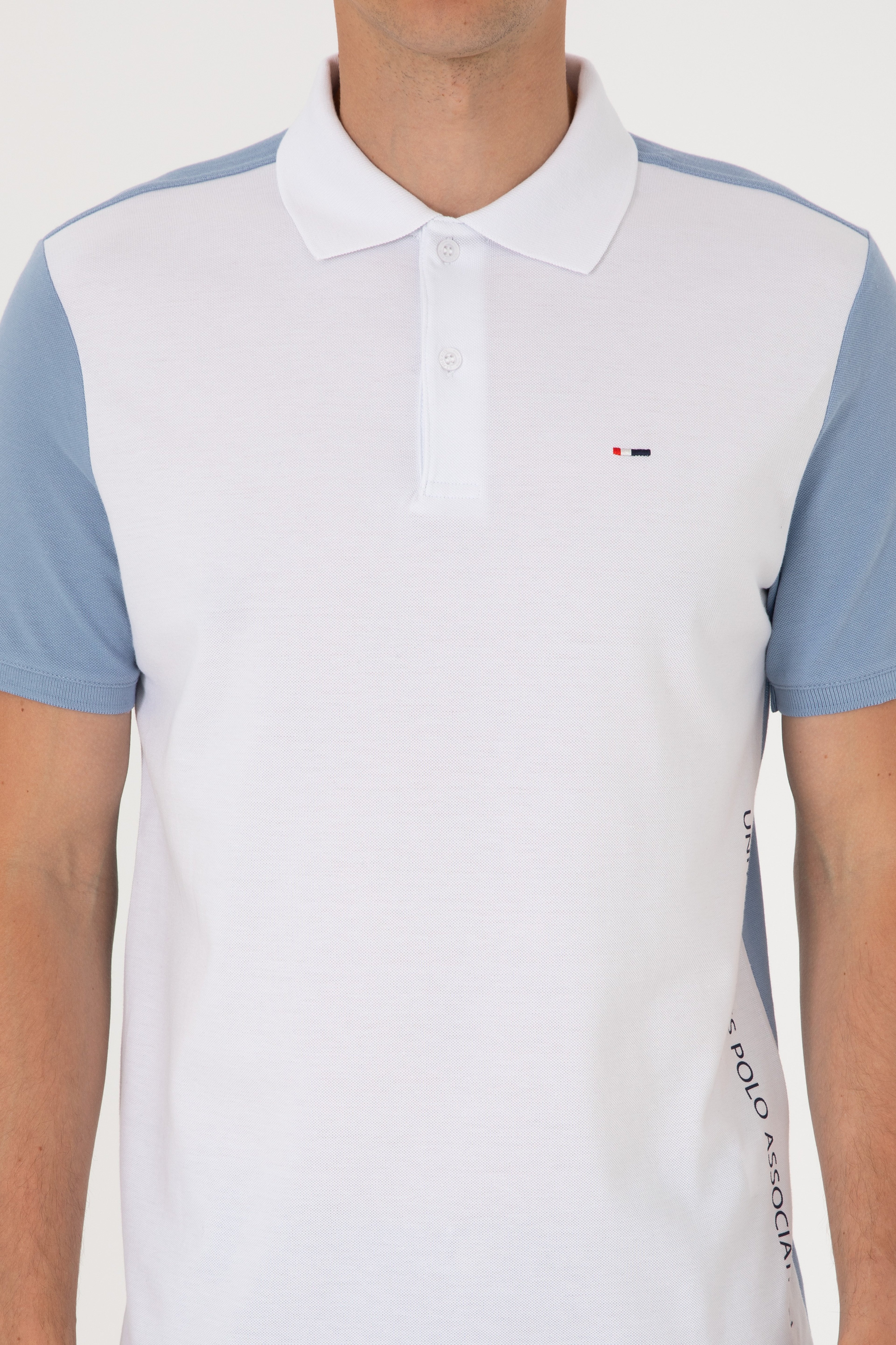 Erkek Regular Fit Mavi Polo Yaka Tişört - Image 6