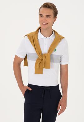 Erkek Regular Fit Polo Yaka Açık Pembe Tişört - 50306852007