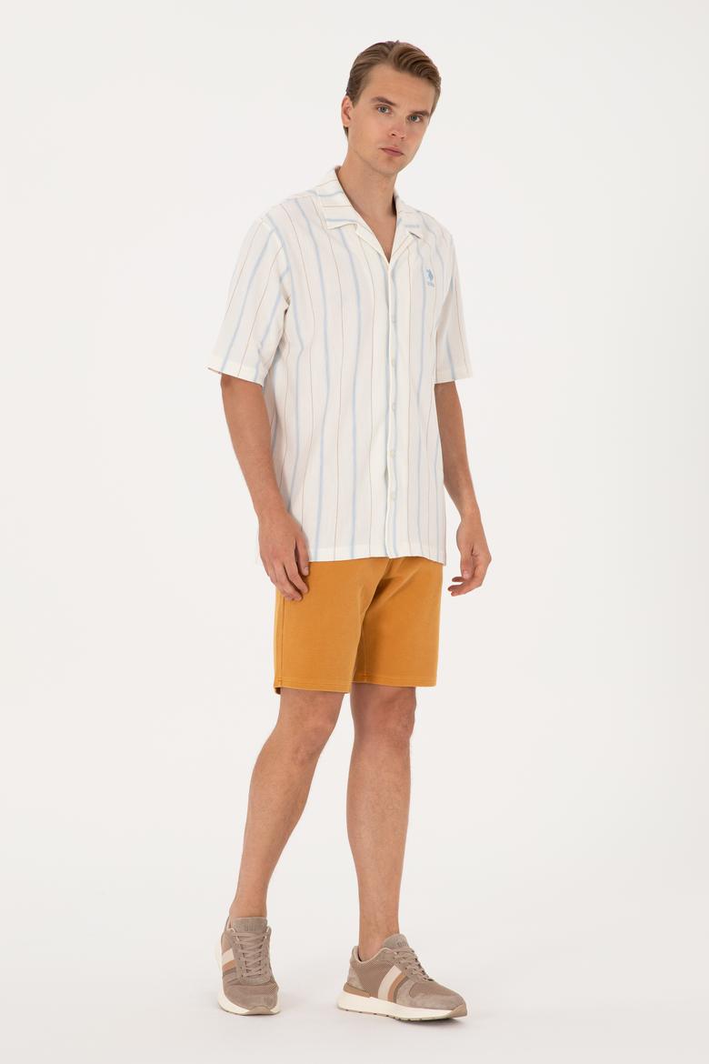 Erkek Hardal Örme Şort - 50298082014