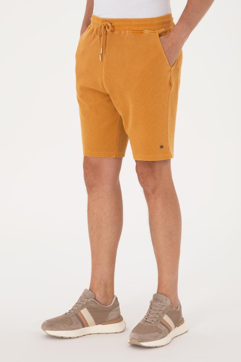 Erkek Hardal Örme Şort - 50298082014