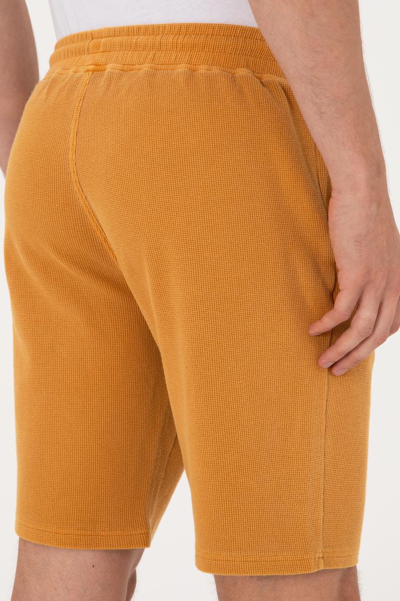 Erkek Hardal Örme Şort - 50298082014