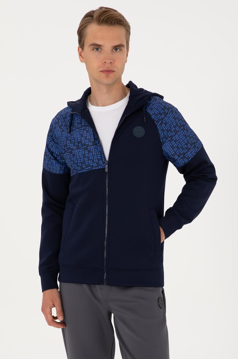 Erkek Lacivert Örme Hırka