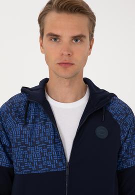 Erkek Lacivert Örme Hırka - 50300077006