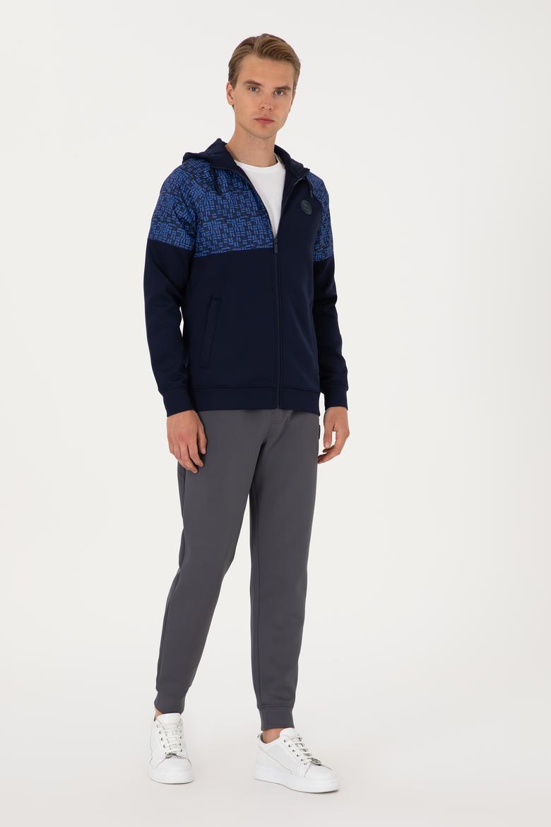 Erkek Lacivert Örme Hırka - 50300077006