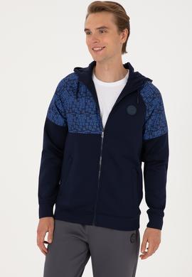 Erkek Lacivert Örme Hırka - 50300077006