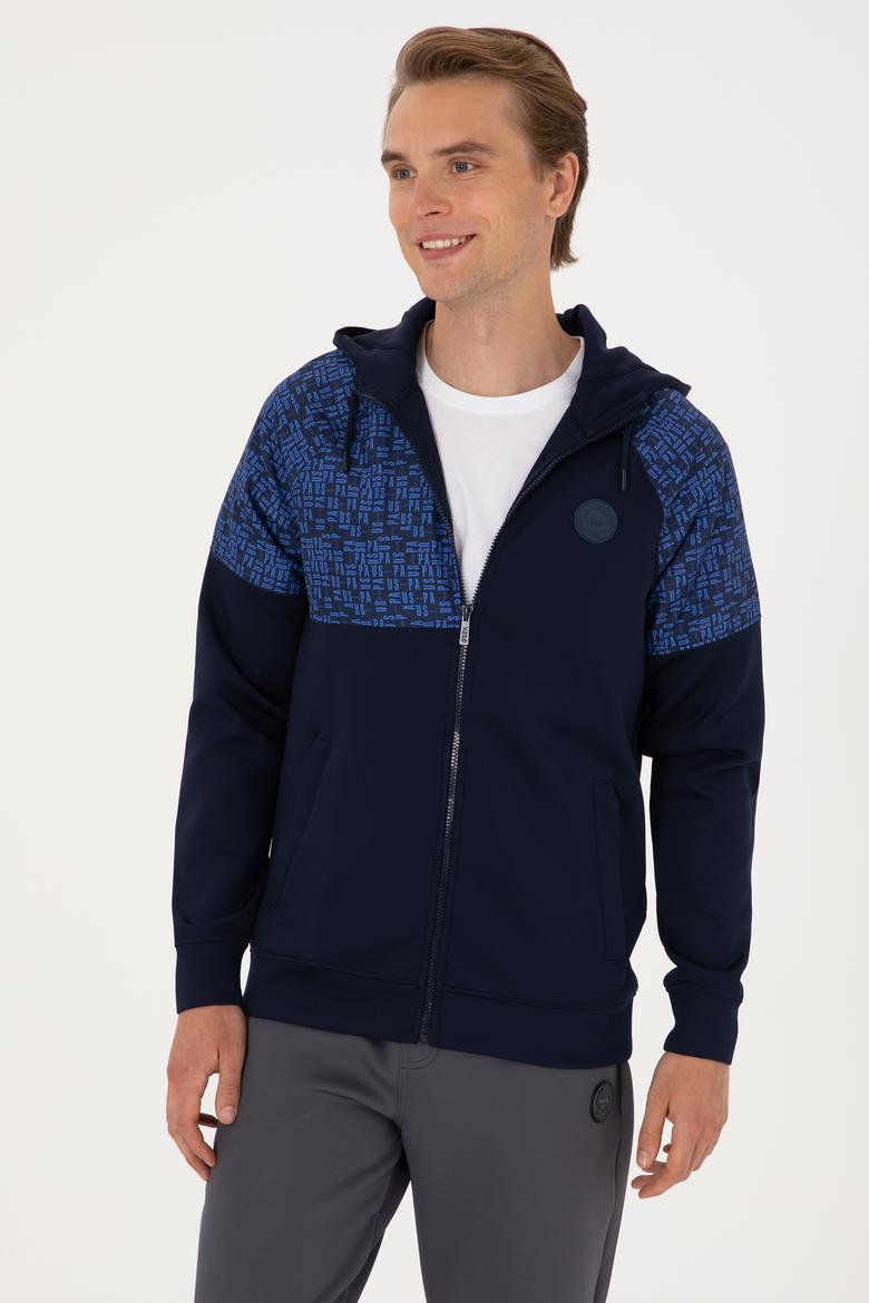 Erkek Lacivert Örme Hırka - 50300077006