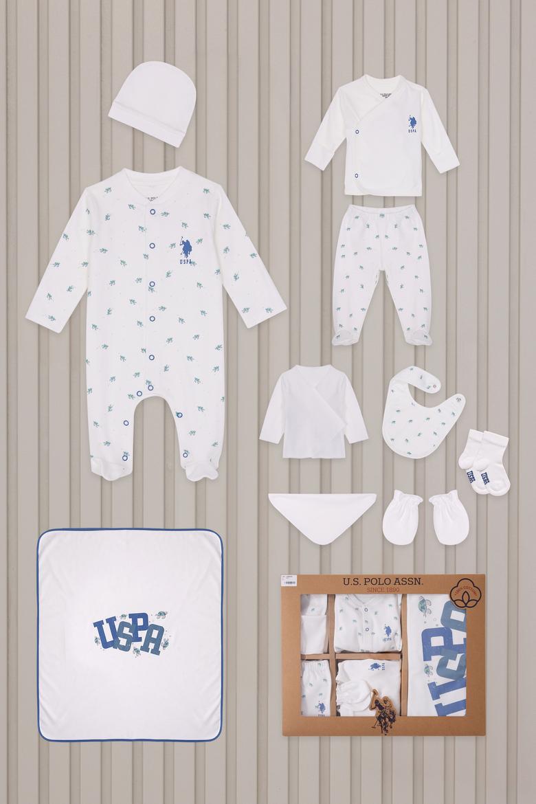 Erkek Bebek Krem Pijama Takımı