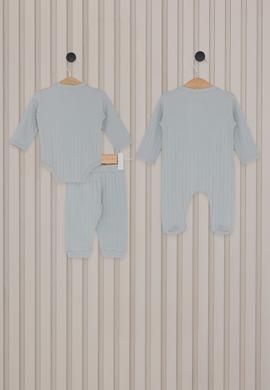 Erkek Bebek Su Yeşili Pijama Takımı - 50318278002